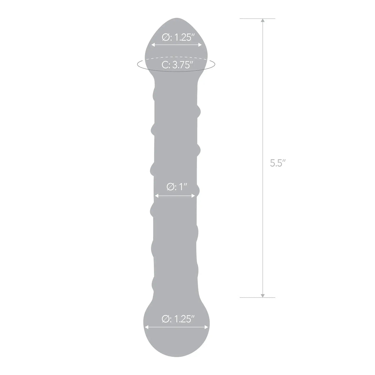 6.5 Inch Spiral Dildo – body-safe materials | Fu'Cha Exotics