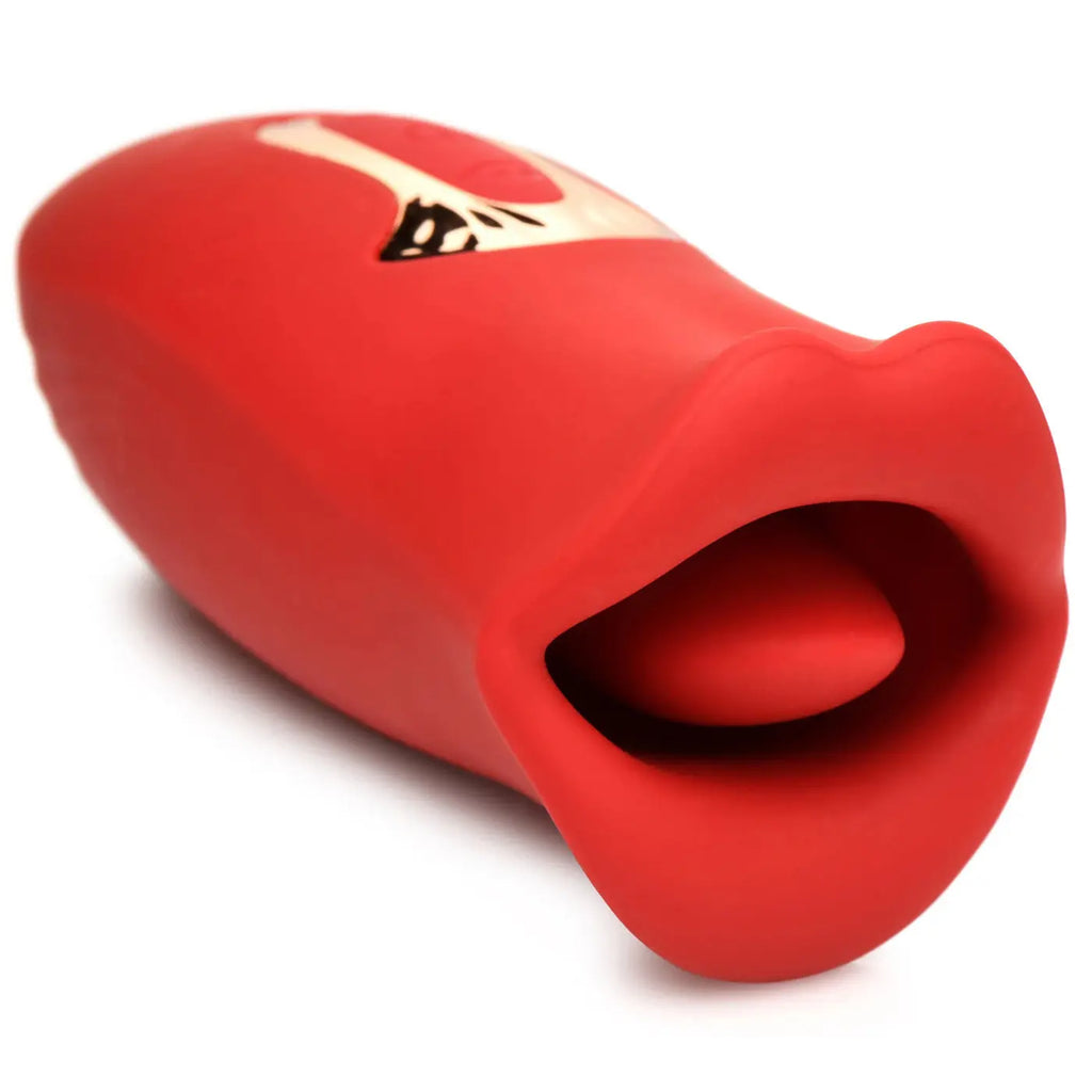 Lickgasm Kiss and Tell Mini Kissing and Vibrating Clitoral Stimulator - Red – body-safe materials | Fu'Cha Exotics
