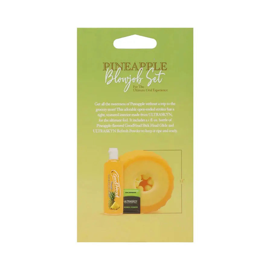Goodhead - Pineapple Blowjob Set – body-safe materials | Fu'Cha Exotics