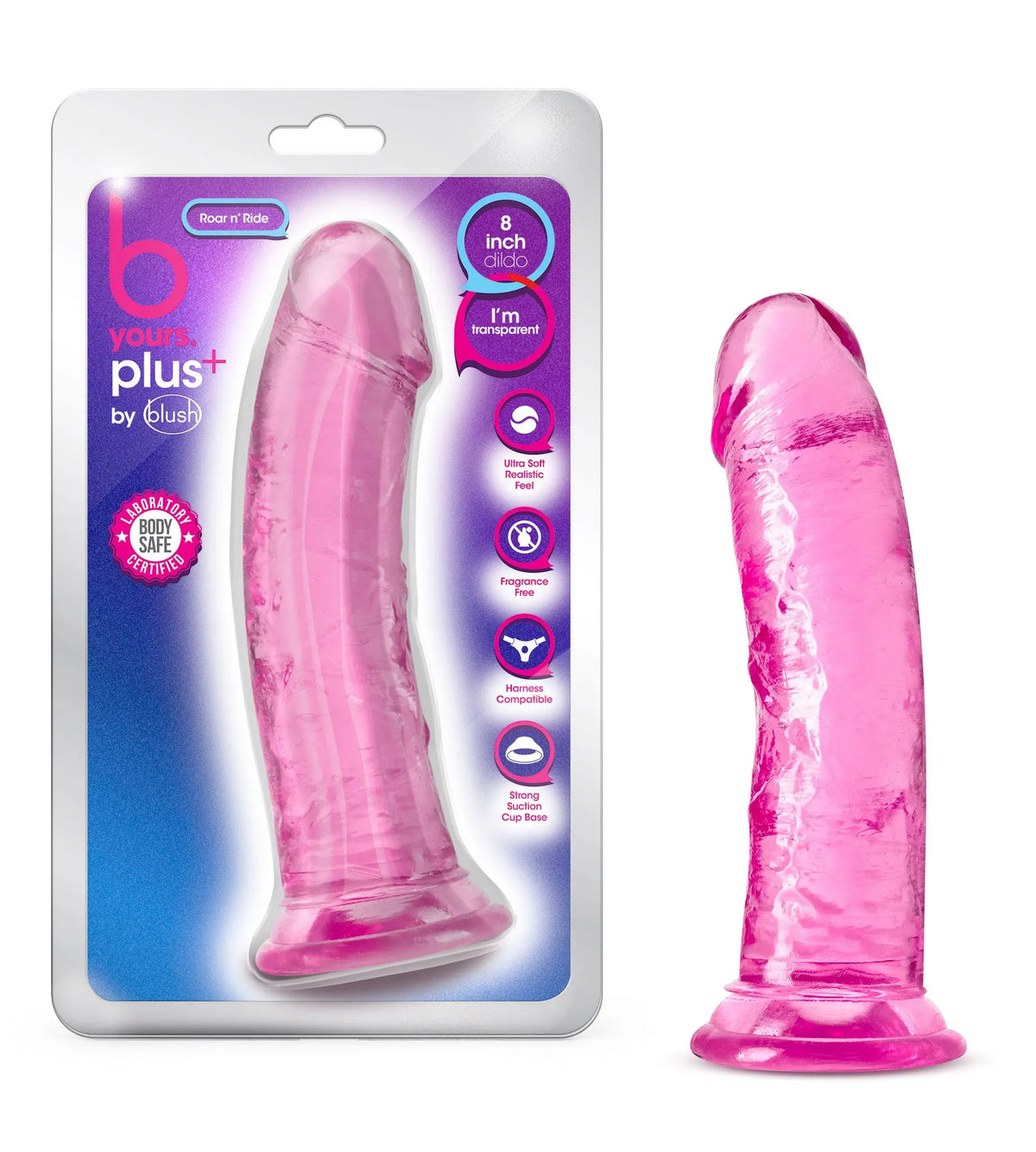 B Yours Plus - Roar N Ride - Pink – body-safe materials | Fu'Cha Exotics