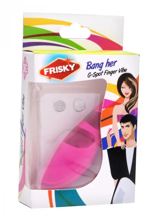 Bang Her Silicone G-Spot Finger Vibe Pink – body-safe silicone | Fu'Cha Exotics