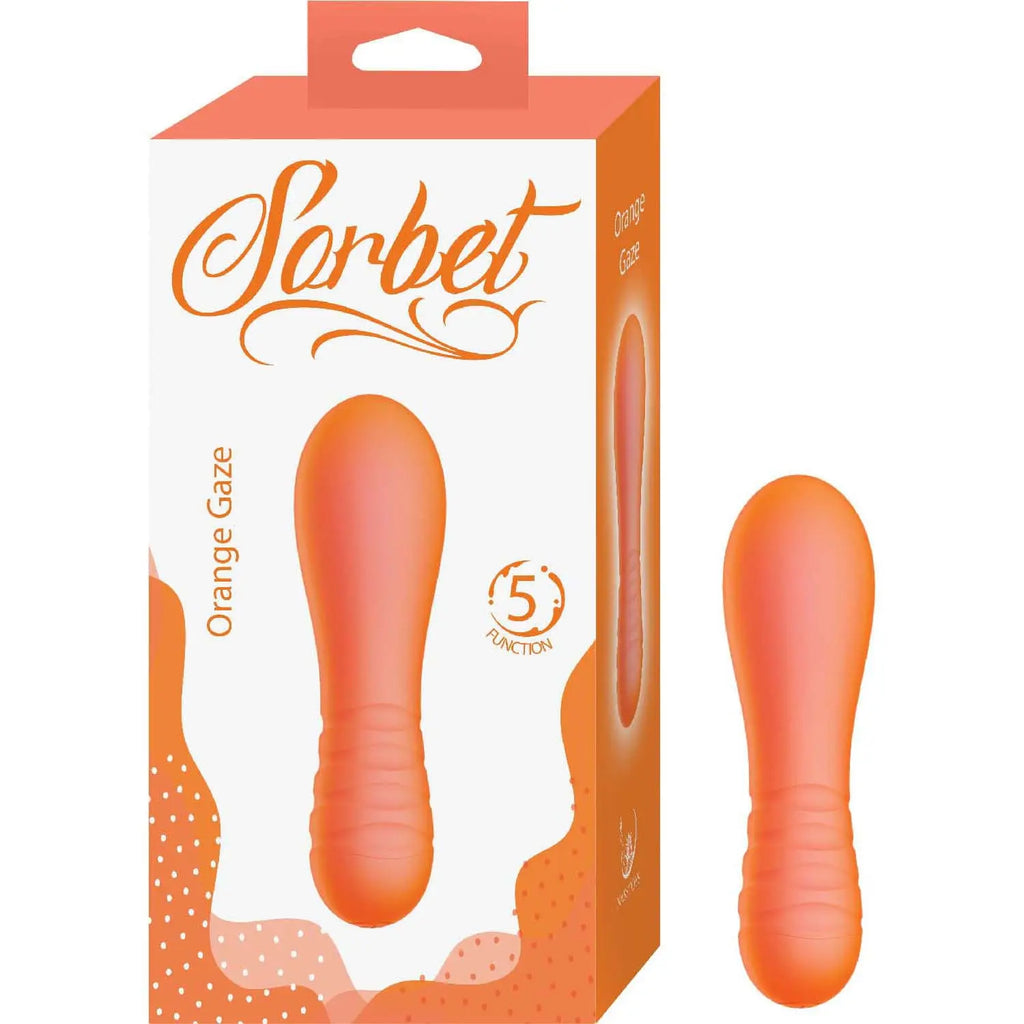 Sorbet Orange Gaze – body-safe silicone 5 vibration modes | Fu'Cha Exotics