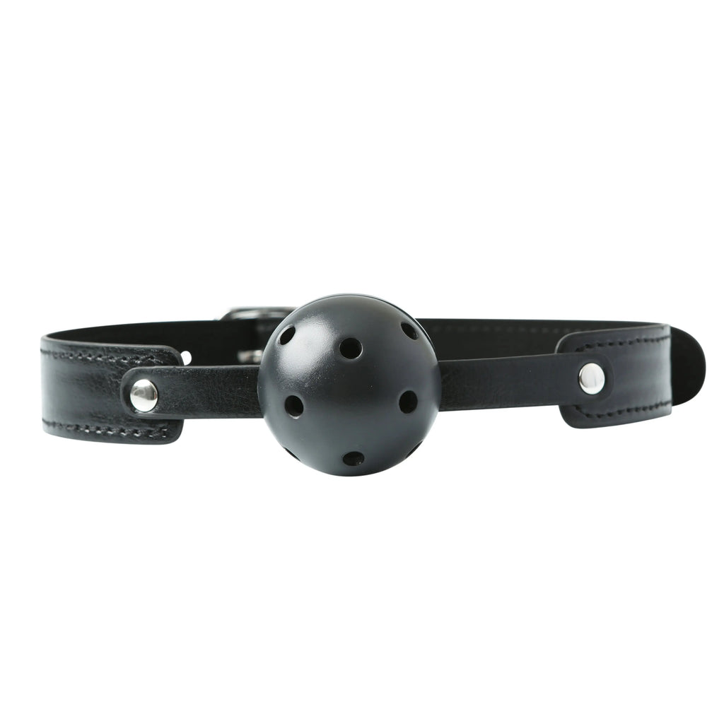Sex and Mischief Breathable Ball Gag – body-safe materials | Fu'Cha Exotics
