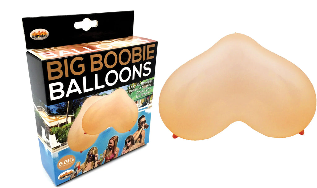 Big Boobie Balloons - 6 Pcs. – body-safe materials | Fu'Cha Exotics