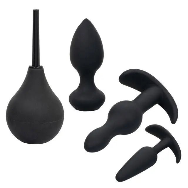 Pleasure Kits Anal Explorer Collection - Black – body-safe materials | Fu'Cha Exotics