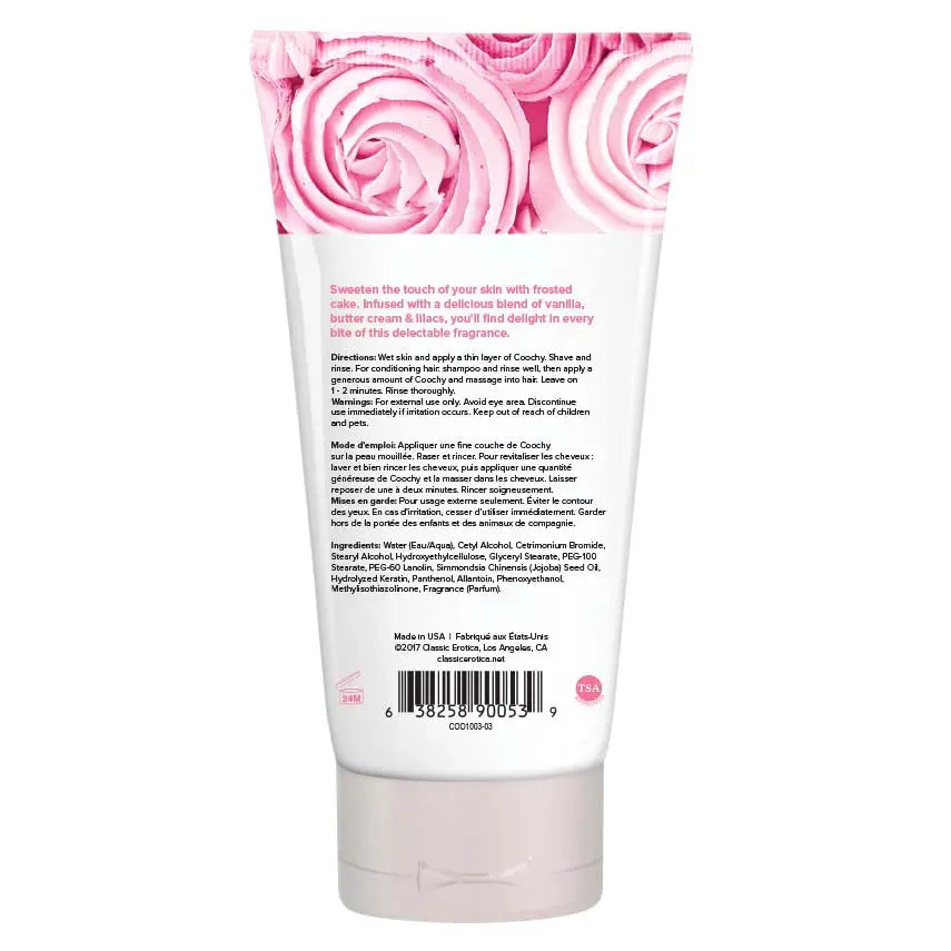 Coochy Shave Cream - Frosted Cake - 3.4 Oz – body-safe materials | Fu'Cha Exotics