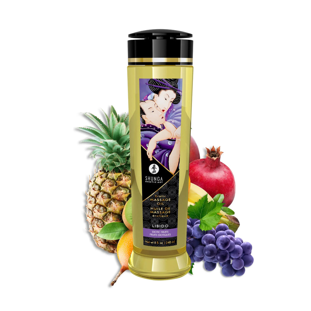 Massage Oils - Libido - 8 Fl. Oz. Exotic Fruits – body-safe materials | Fu'Cha Exotics