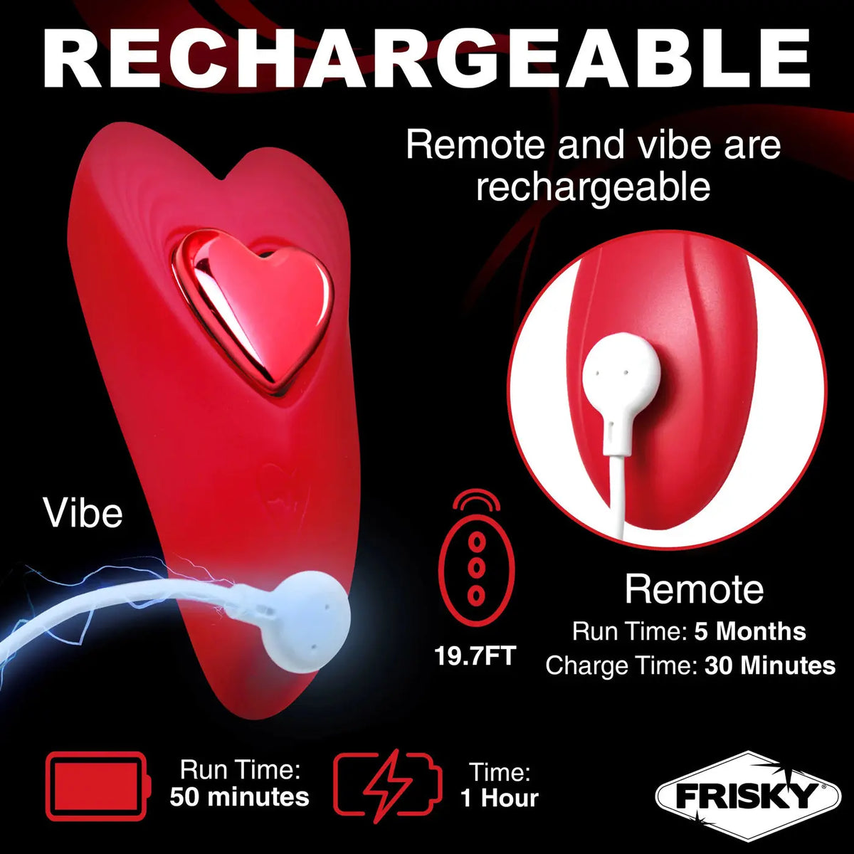 Love Connection Silicone Panty Vibe With Remote Control - Red – body-safe materials | Fu'Cha Exotics