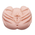 Crazy Bull the Realistic Skin-Like Texture Vagina and Anal Masturbator Vibration and Double Entrance