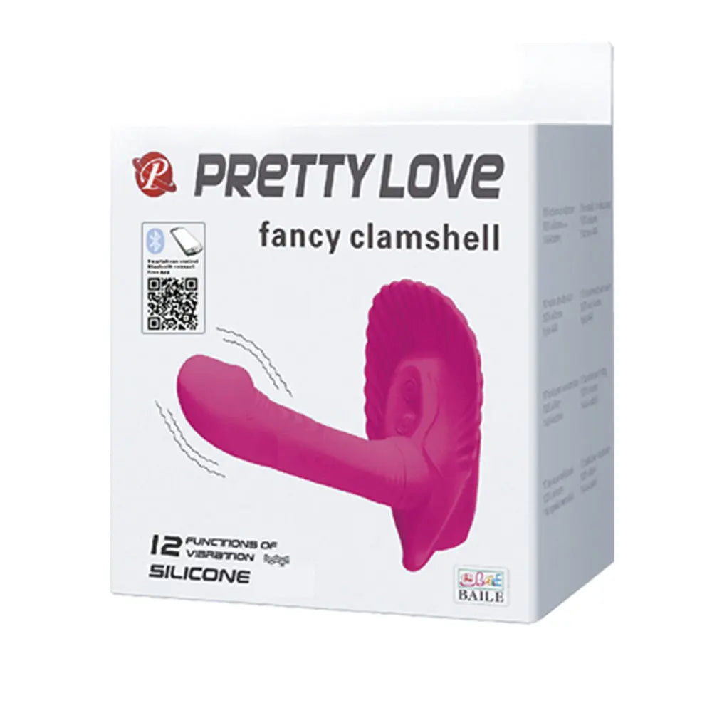 Pretty Love Fancy Clamshell Smartphone Control Bluetooth – body-safe materials remote controlled | Fu'Cha Exotics