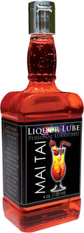Mai Tai personal lubricant bottle with red liquid, 4 fl oz (120 ml)