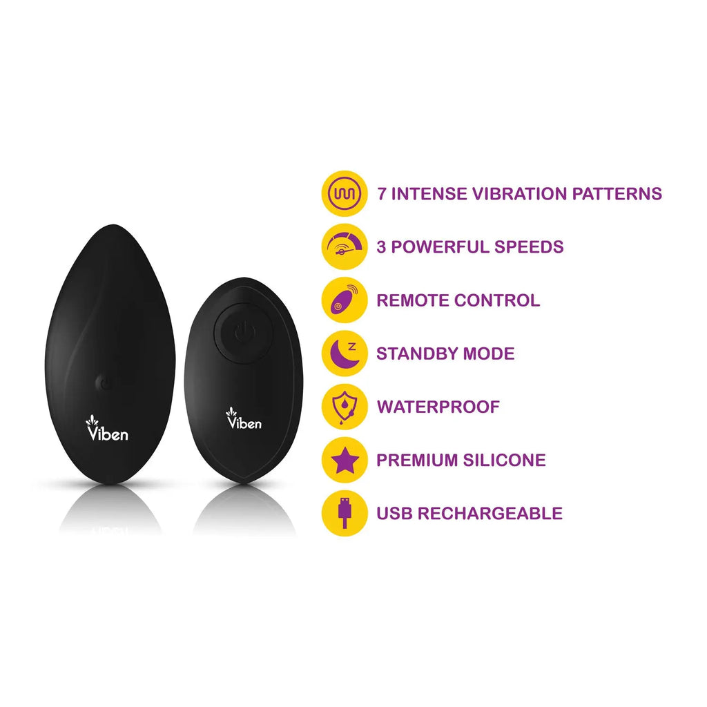 Racy Remote Panty Vibe - Black – body-safe materials | Fu'Cha Exotics