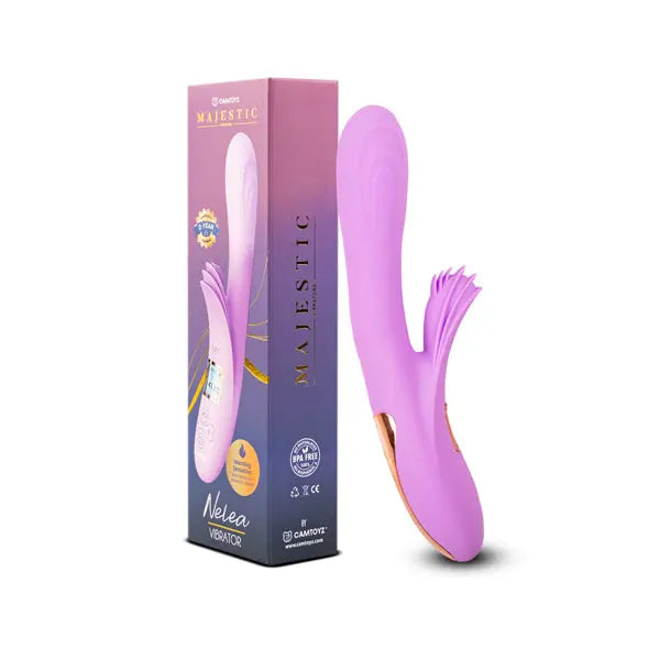 Majestic Nelea Double Vibrator – body-safe materials | Fu'Cha Exotics