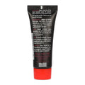Squeeze tube of topical gel, dark gray with red base