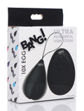 Bang - 10x Silicone Vibrating Egg - Black