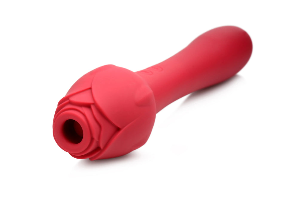 Bloomgasm - Sweet Heart Rose 5x Suction Rose and 10x Vibrator - Pink – body-safe silicone USB-rechargeable | Fu'Cha Exotics