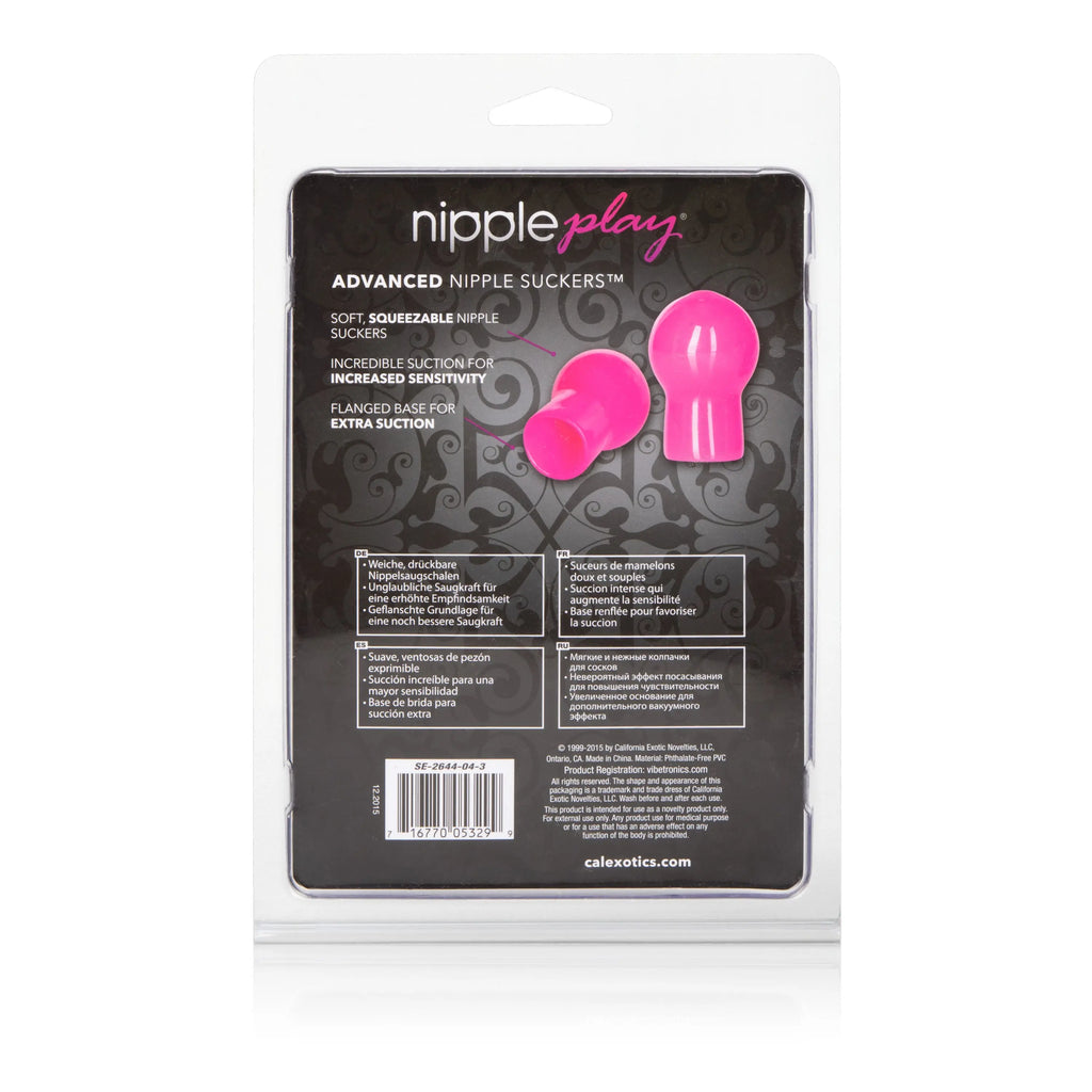 Nipple Play Advanced Nipple Suckers - Pink – body-safe materials | Fu'Cha Exotics
