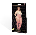 Pink Mirage Suspender Bodystocking - Q