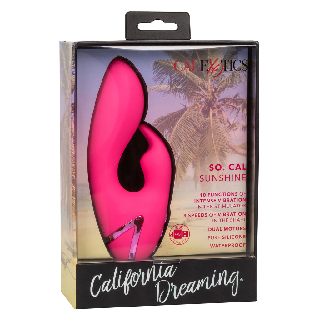 California Dreaming So. Cal Sunshine - Pink – body-safe silicone 3 vibration modes | Fu'Cha Exotics
