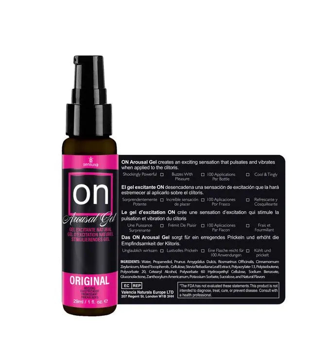 On Arousal Gel Original - 1 Fl. Oz. Bottle – body-safe materials | Fu'Cha Exotics