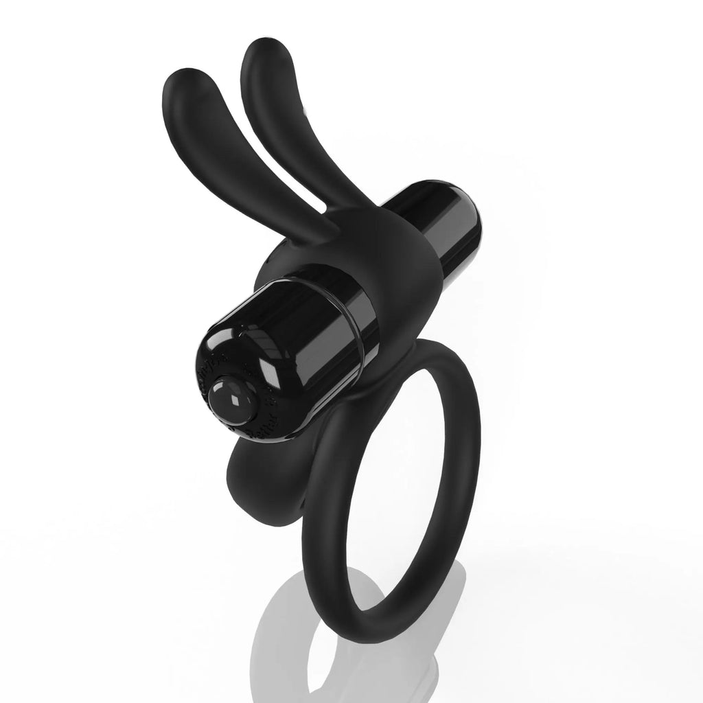 Screaming O 4b - Ohare Wearable Rabbit Vibe - Black – latex-free fully waterproof | Fu'Cha Exotics