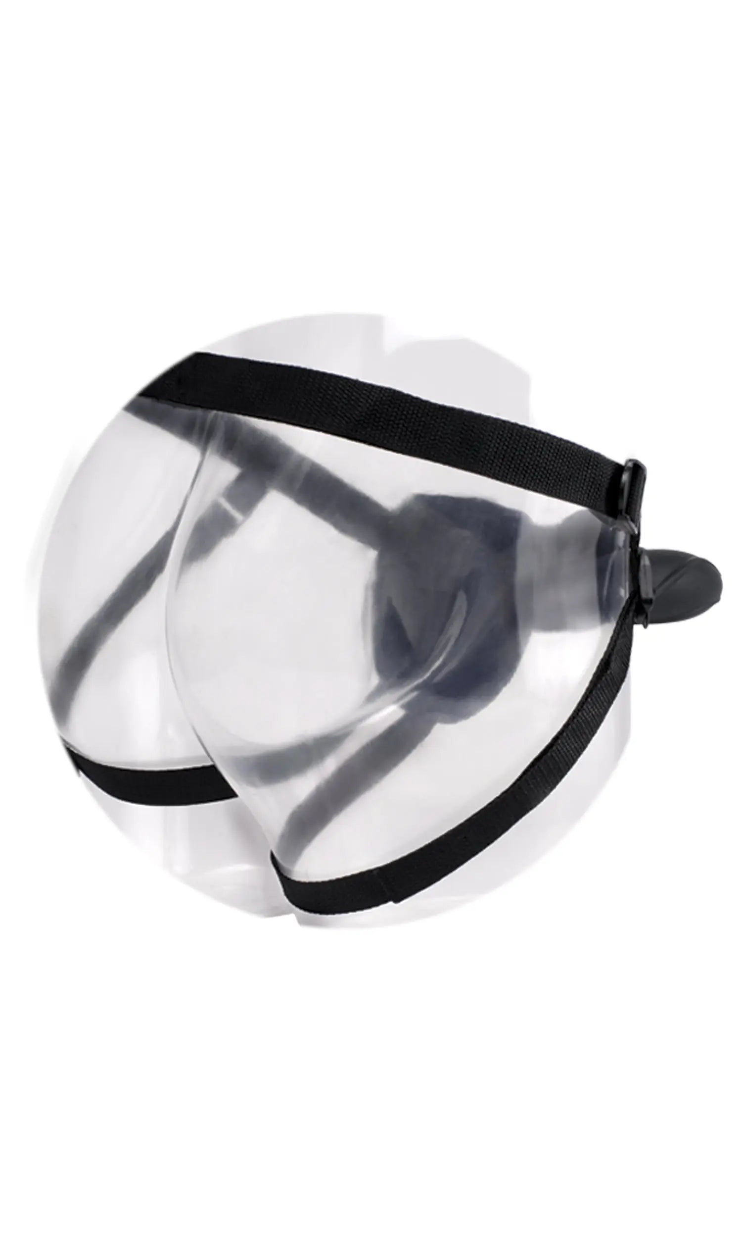 Black beginner harness with adjustable front straps and buckle details