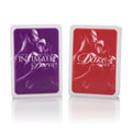 Intimate Dares card game deck, purple and red face boxes