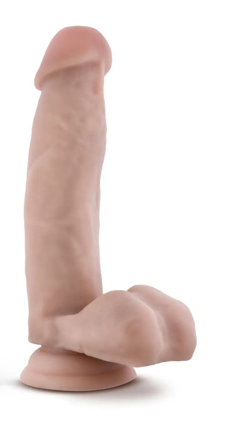 Dr. Skin - Dr. Mark - 7 Inch Dildo With Balls - Beige – body-safe materials | Fu'Cha Exotics