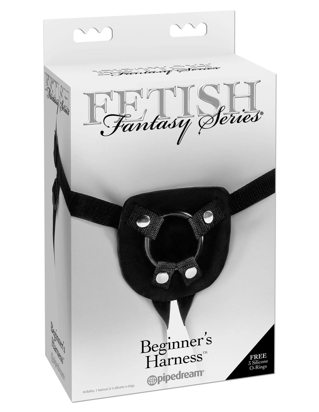 Fetish Fantasy Series Beginners Harness - Black – body-safe materials | Fu'Cha Exotics