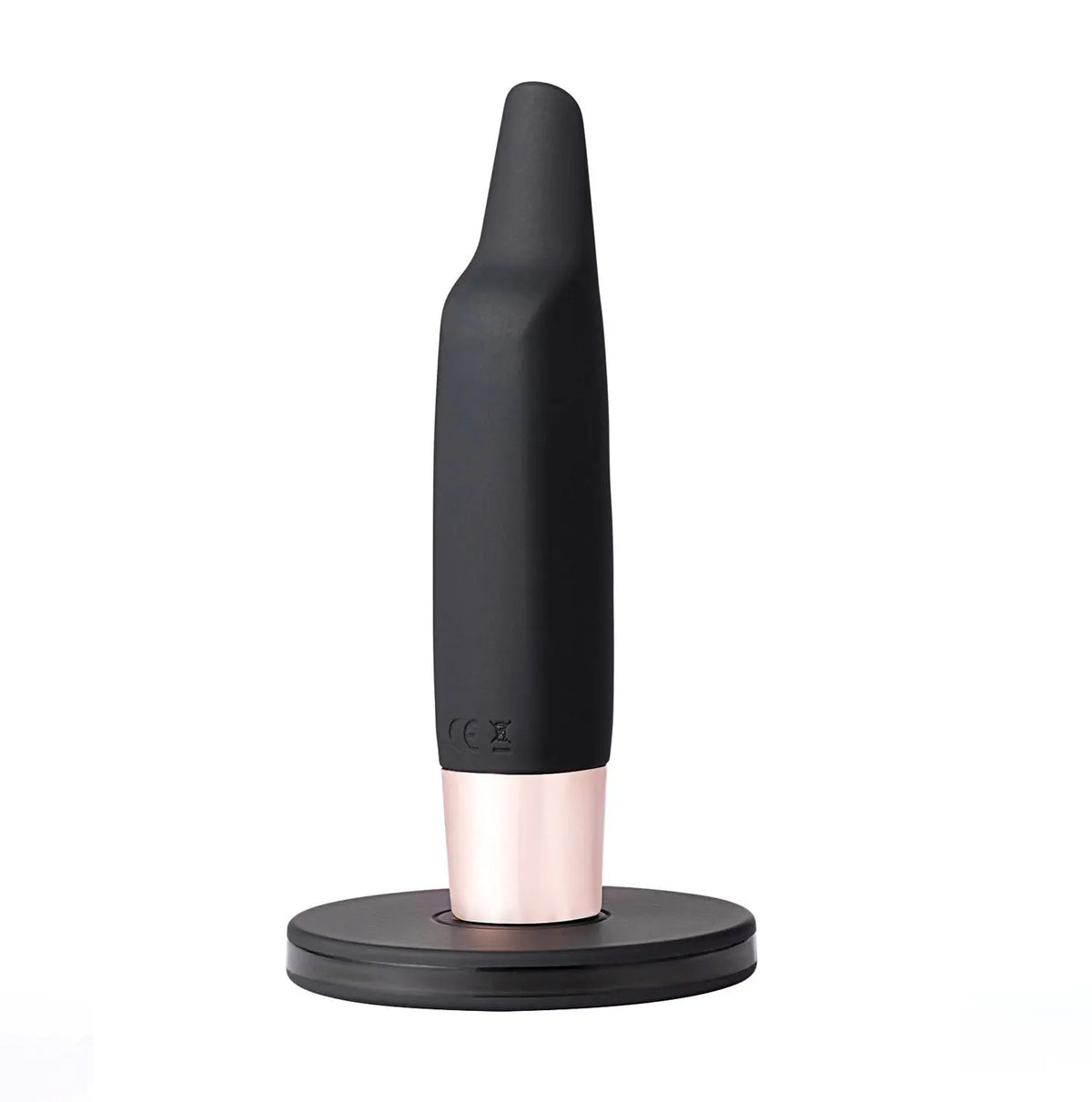 Aspen 15-Function Rechargeable Wireless Flickering Tip Vibrator - Black – body-safe materials | Fu'Cha Exotics