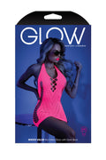 Shock Value Halter Dress - One Size - Neon Pink