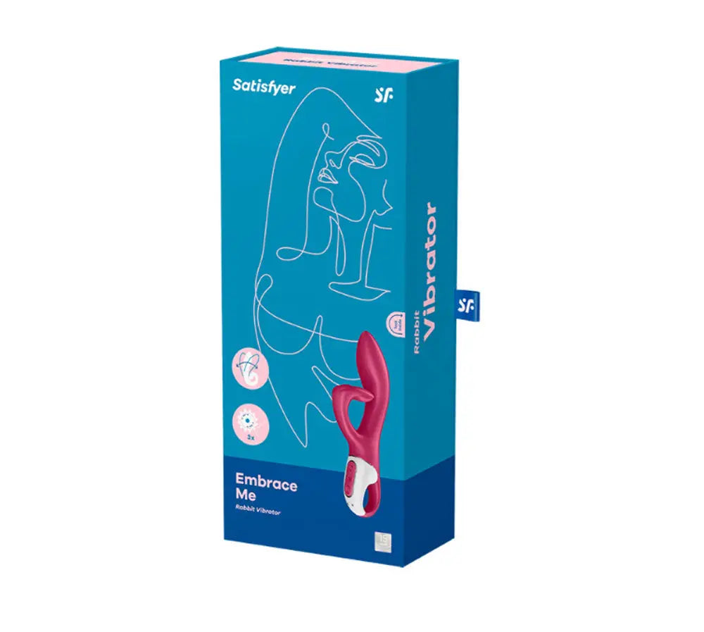 Satisfyer Embrace Me - Rabbit Vibrator - Berry – body-safe materials | Fu'Cha Exotics