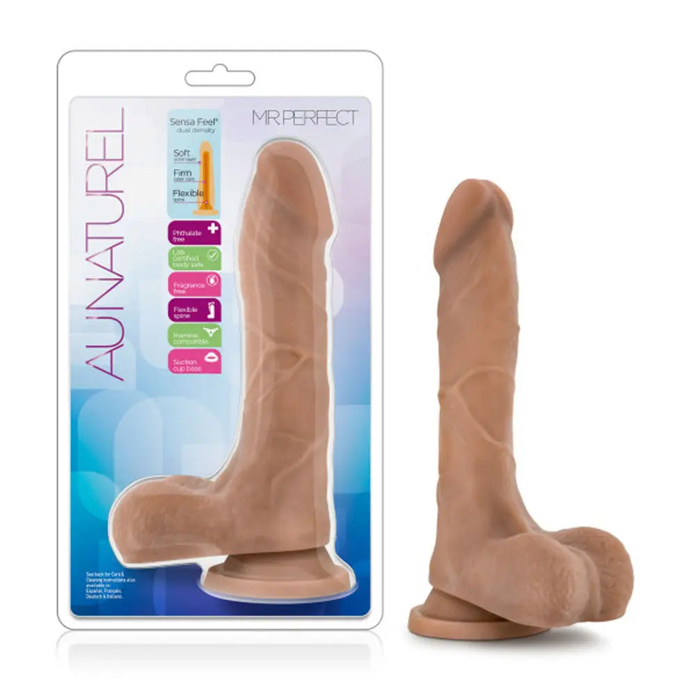 Au Naturel - Mister Perfect - Mocha – body-safe materials | Fu'Cha Exotics