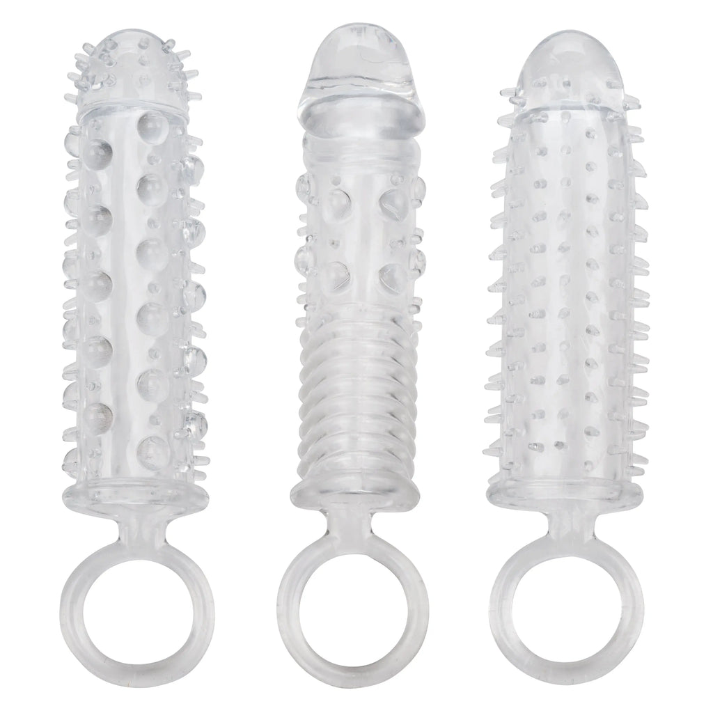 3 Piece Textured Extension Set – body-safe materials | Fu'Cha Exotics