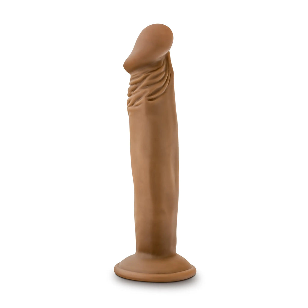 Dr. Skin - Dr. Small - 6 Inch Dildo - Mocha – body-safe materials | Fu'Cha Exotics