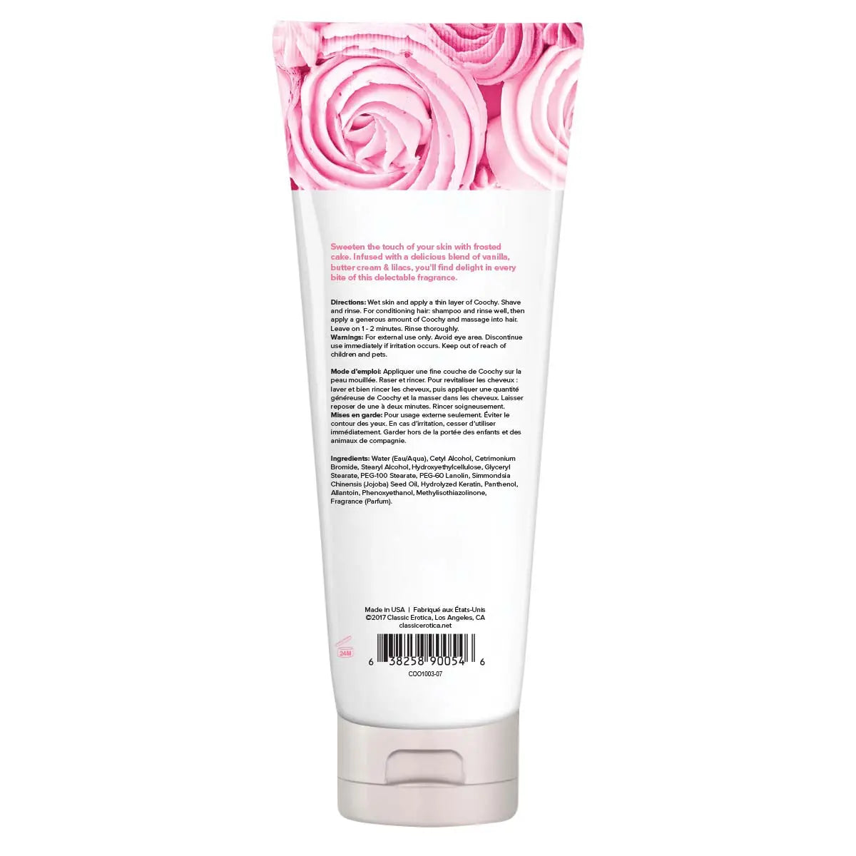 Coochy Shave Cream - Frosted Cake - 7.2 Oz – body-safe materials | Fu'Cha Exotics