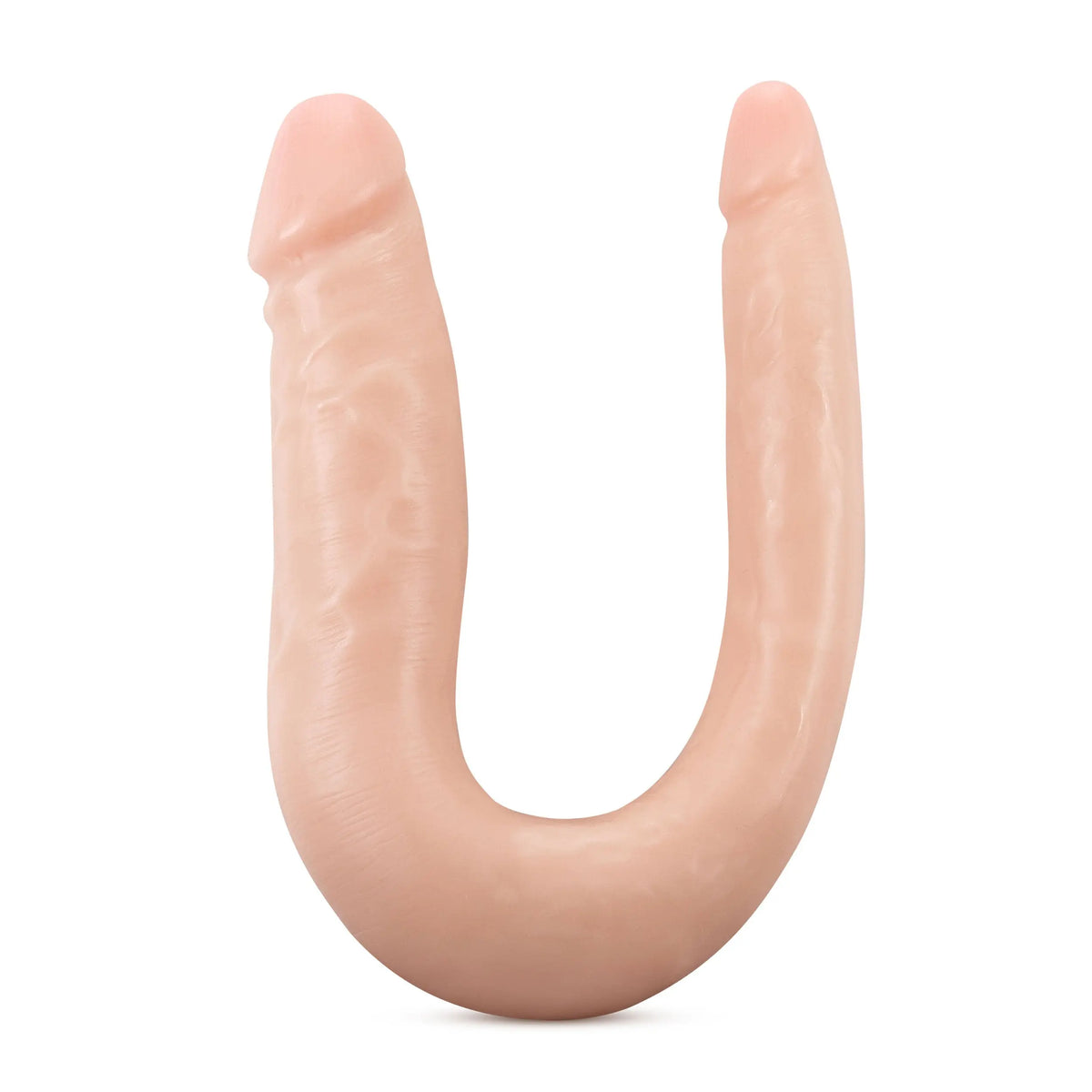 Dr. Skin Silicone - Dr. Double - 12 Inch Double Dong - Vanilla – body-safe materials | Fu'Cha Exotics