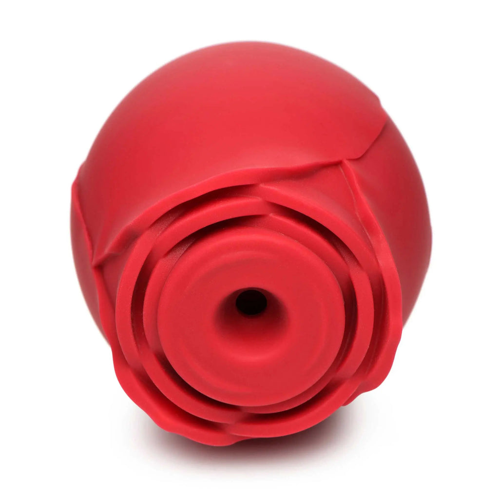 Mystic Rose Sucking and Vibrating Silicone Rose - Red – body-safe materials | Fu'Cha Exotics