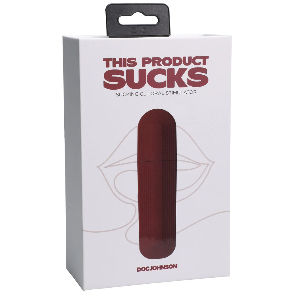 This Product Sucks - Sucking Clitoral Stimulator - Rechargeable - Red – body-safe materials | Fu'Cha Exotics
