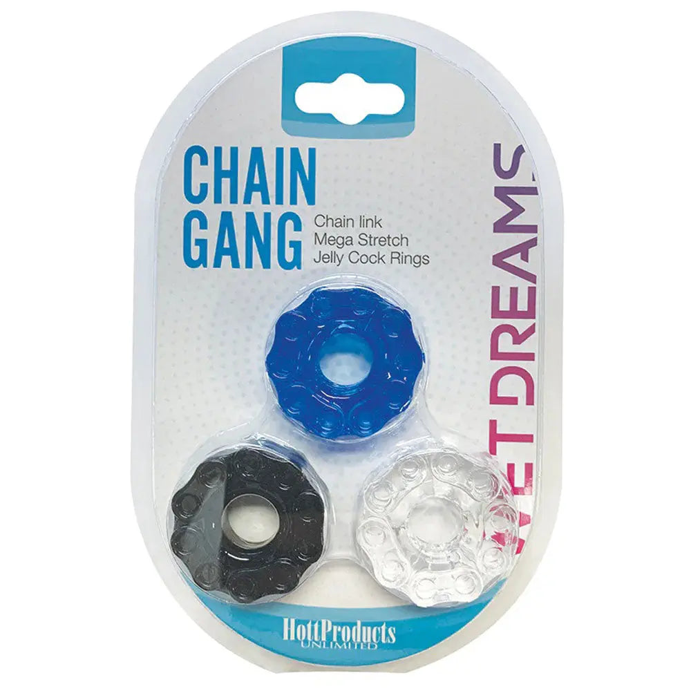 Wet Dream Chain Gang - 3 Pack – body-safe silicone | Fu'Cha Exotics