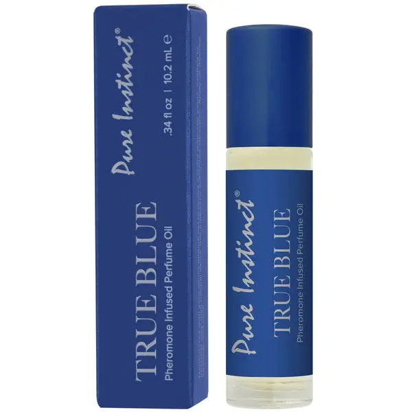 Pure Instinct Pheromone Fragrance Oil True Blue Original Roll on 10.2 ml 0.34 ml – body-safe materials | Fu'Cha Exotics