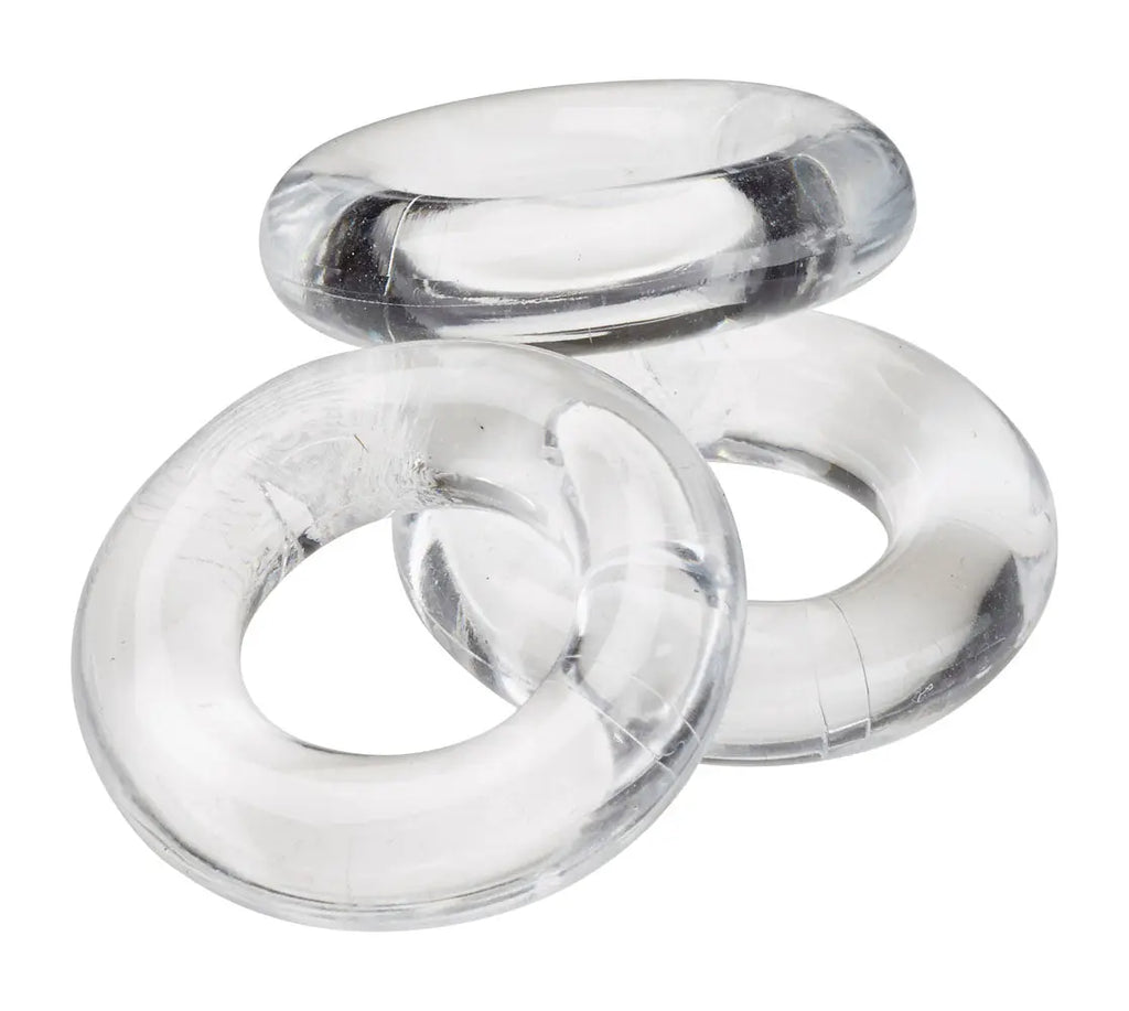 Cockring Combo Clear – body-safe materials | Fu'Cha Exotics
