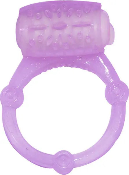 Humm Dinger Vibrating Penis Ring Clitoral Stiimulator - Purple – body-safe silicone | Fu'Cha Exotics