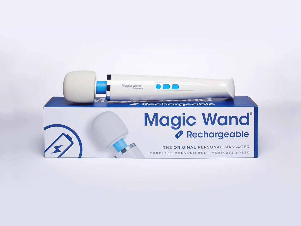 Magic Wand Rechargeable - White – body-safe materials USB-rechargeable | Fu'Cha Exotics