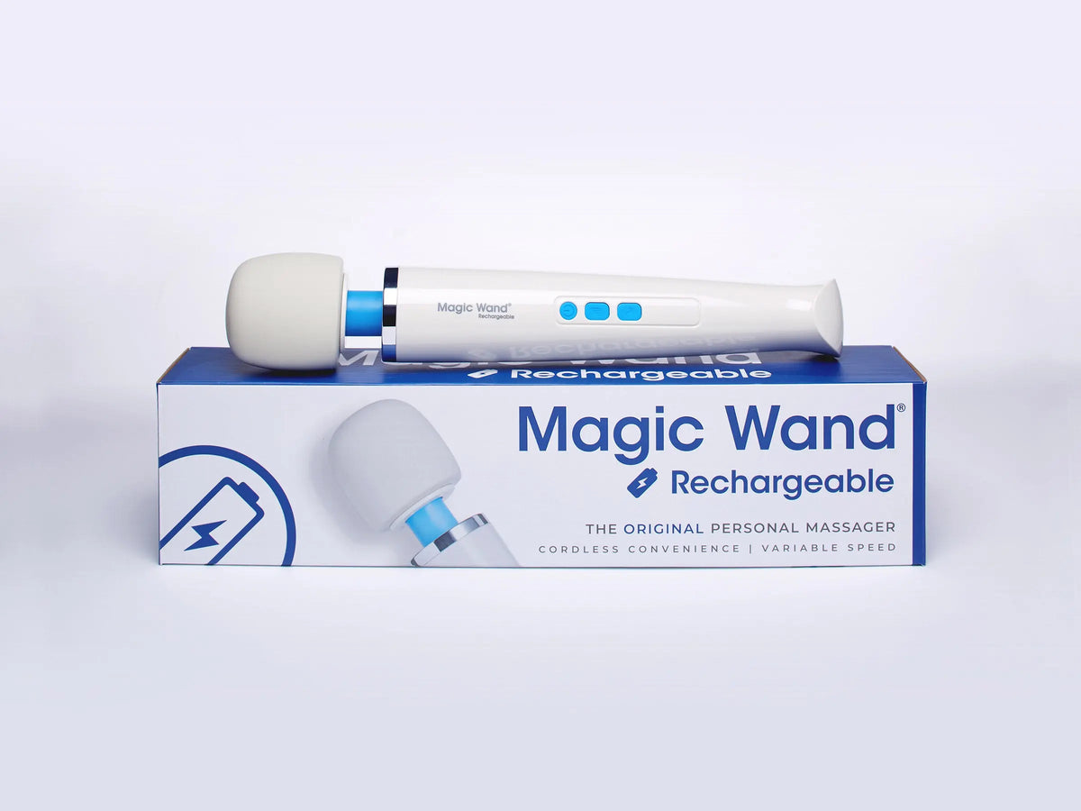 Magic Wand Rechargeable - White – body-safe materials USB-rechargeable | Fu'Cha Exotics