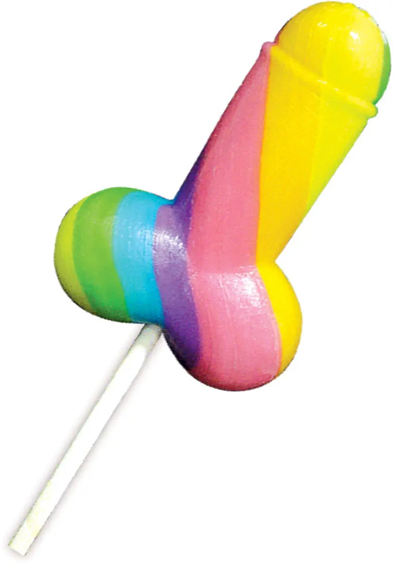 Display Rainbow Cock-Pop 12 Pieces – body-safe materials | Fu'Cha Exotics