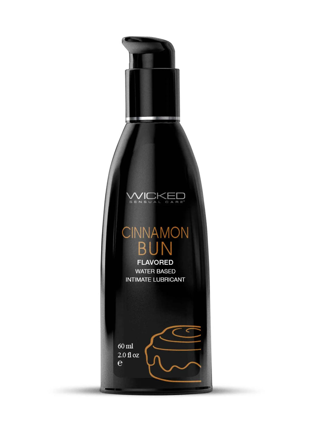 Aqua Cinnamon Bun Flavored Water Based Intimate Lubricant - 2 Fl. Oz. – body-safe materials | Fu'Cha Exotics