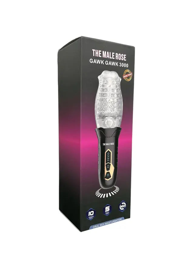 The Male Rose Original Gawk Gawk 3000 Vibrating Rotating Masturbator – body-safe materials | Fu'Cha Exotics