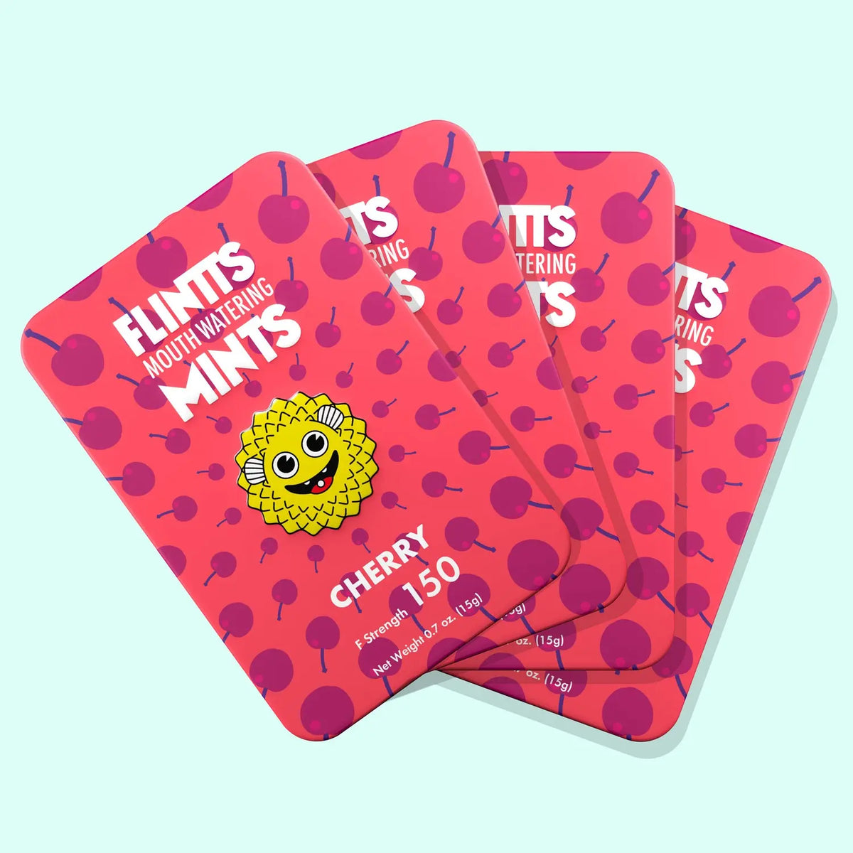 Flintts Mouth Watering Mints Cherry - F-Strength 150 – body-safe materials | Fu'Cha Exotics