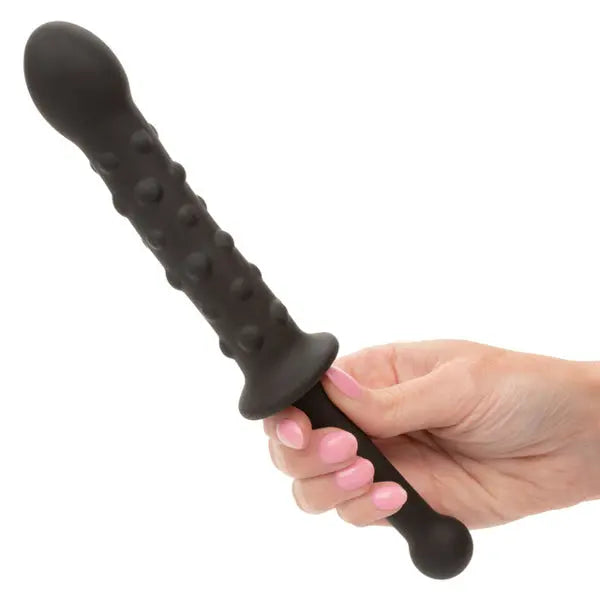 Rock Bottom Bendies Bendy Beaded Probe - Black – body-safe materials | Fu'Cha Exotics